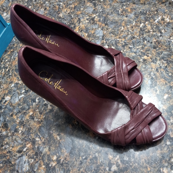Cole Haan Leather Heels - Picture 2 of 15